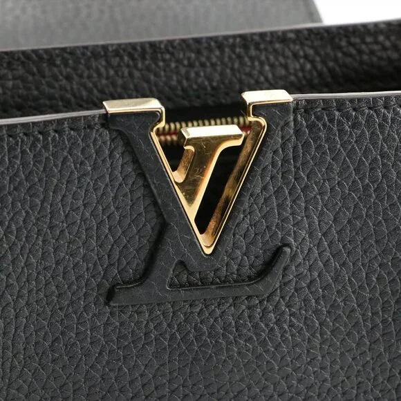 Louis Vuitton Black Taurillon Capucines BB Bag - Picture 8 of 9